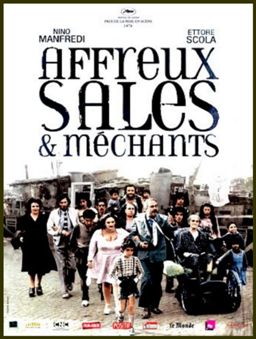 Affreux, sales et m&eacute;chants (Brutti, sporchi e cattivi) - Com&eacute;die &agrave; l'italienne de Ettore Scola (1976)