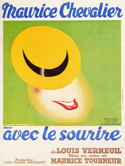 Avec le sourire - Comédie de Maurice Tourneur (1936) avec Marie Glory et Maurice Chevalier