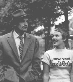 Jean-Paul Belmondo et Jane Seberg - À bout de souffle (1960) - Drame de Jean-Luc Godard
