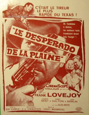 Le desperado de la plaine (Cole Younger, Gunfighter) - Western de R. G. Springsteen (1958)