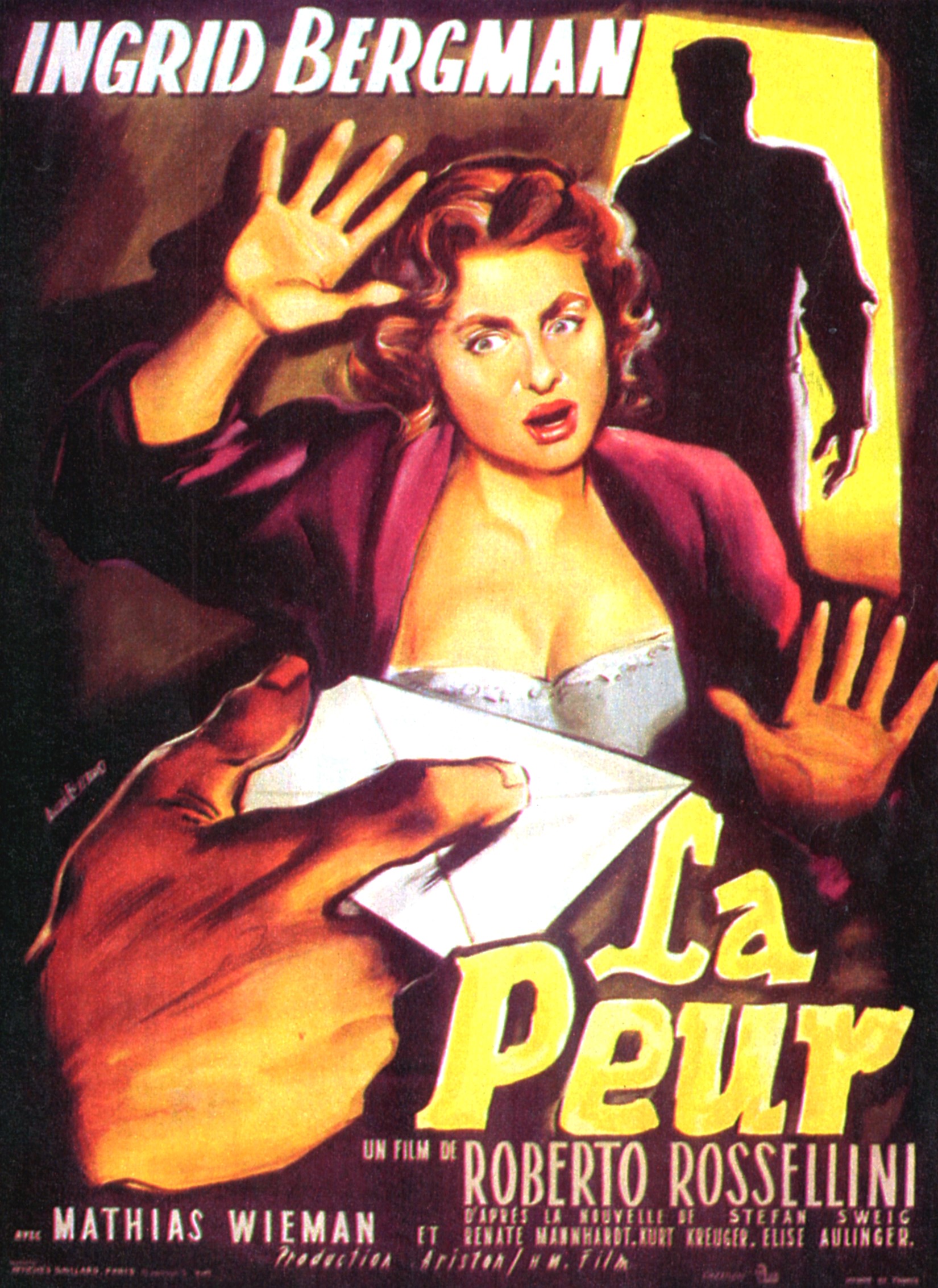La Peur - Roberto Rossellini - Ingrid Bergman (1954)