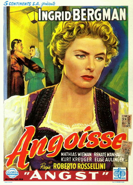 Angoisse - Roberto Rossellini - Ingrid Bergman (1954)